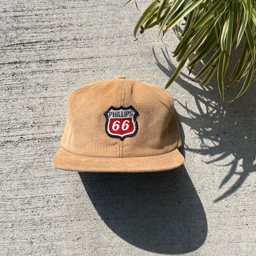 Deadstock K-Products,INC Corduroy Trucker Hat /Sand/Phillips 66