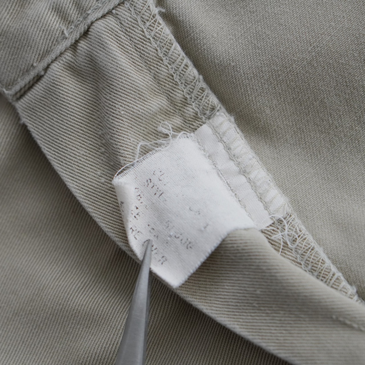 90s 初期型 USA製 Polo by Ralph Lauren POLO CHINO beige [W34L27.5相当] 古着 - 12