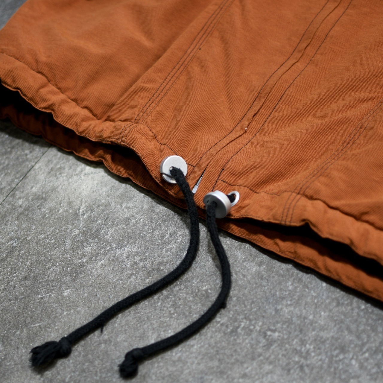 layered design foodie nylon fleece jacket