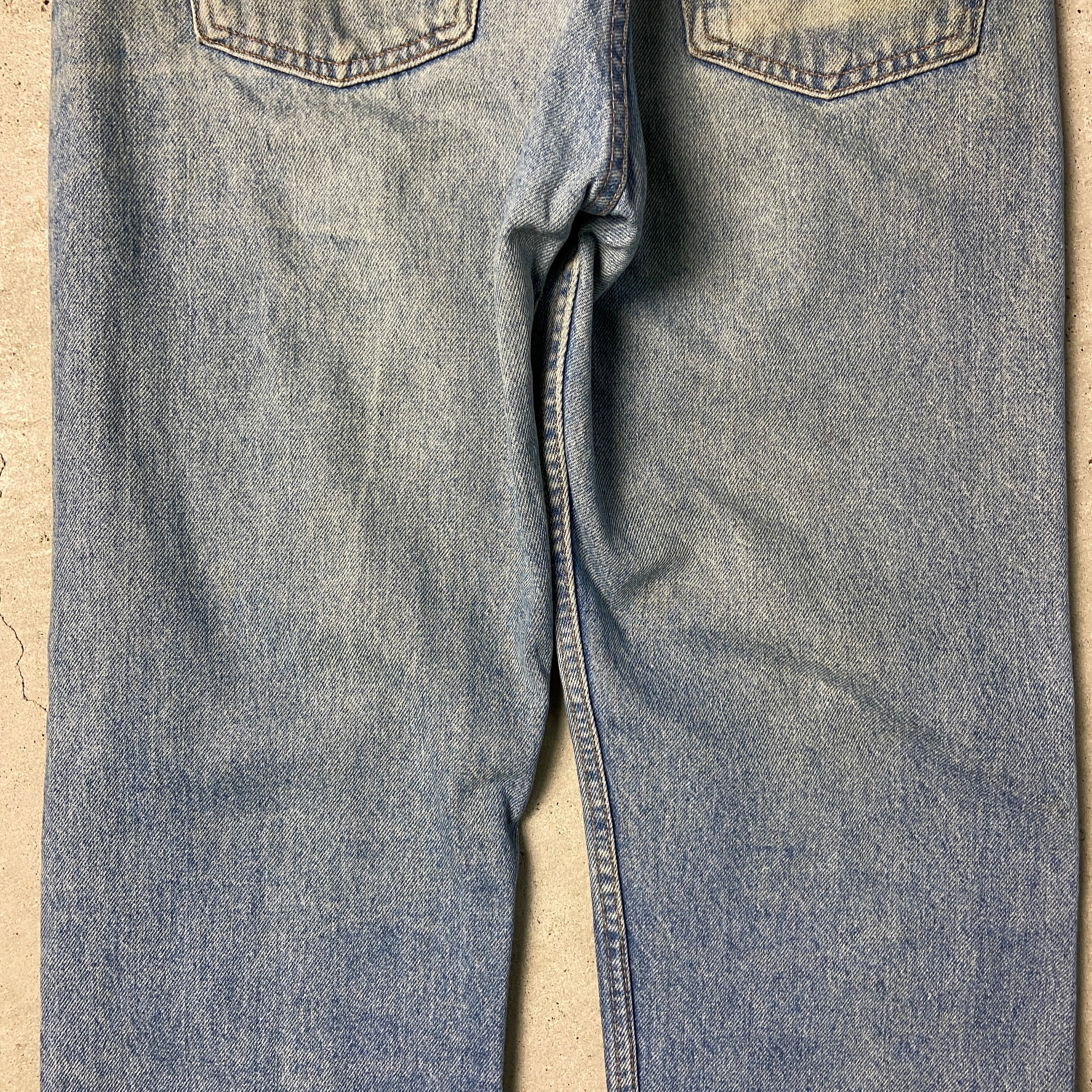 80〜90年代 Levi's リーバイス 505 ストレート デニムパンツ オレンジ