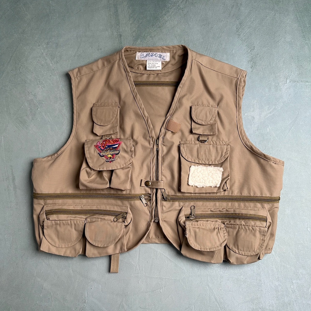 90s CAMEL キャメル ベスト ベージュ