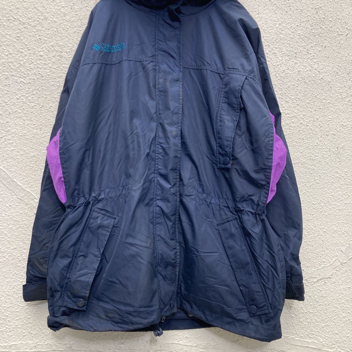 Columbia ジップアップジャケット ブラック/パープル Colombia