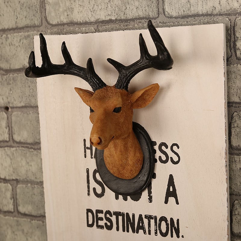 オブジェ 剥製調 鹿の頭 壁掛け オーナメント 装飾品 アート おしゃれ