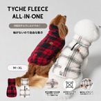〈PUPPYGALLERY公式〉チュチュチェックフリース　M-XL