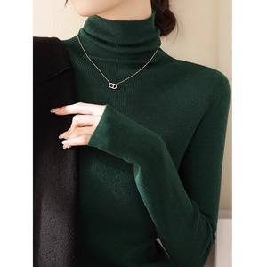 ハイネックスリムボトミングニットトップ 11color A01070