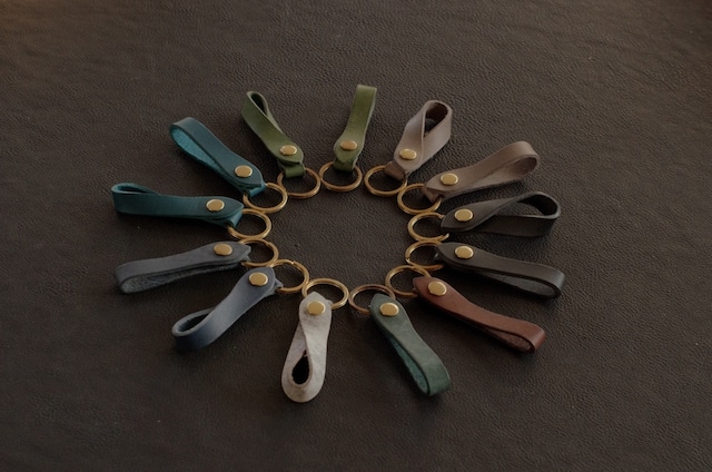 キーホルダー イタリアンレザー