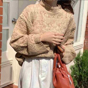 【送料無料】ニットセーター 3色 カジュアル系 長袖 大人可愛い ハイネック 秋 30代 40代 レディースファッション 可愛い お出かけ 女子会 デイリーユース お茶会 お呼ばれ 授業参観 大きめ ゆったり ラージサイズ プラスサイズ ママ服