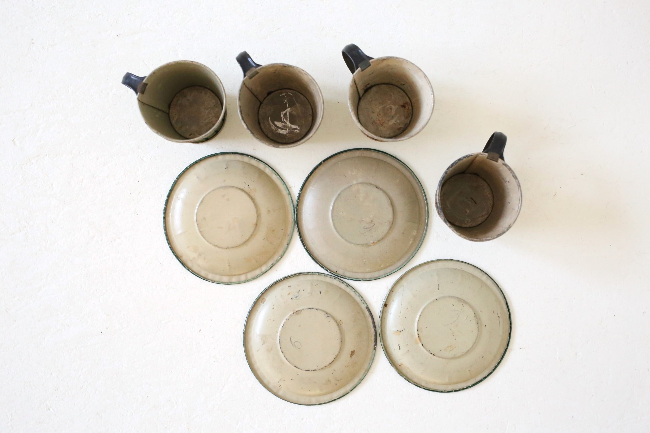 フランス　アンティーク　おままごと　コンロ　他 Lonchamp製（ロンシャン）フランスアンティークのおままごと食器