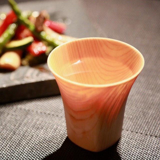 ヒノキの酒器 masumasu (マルカク枡)