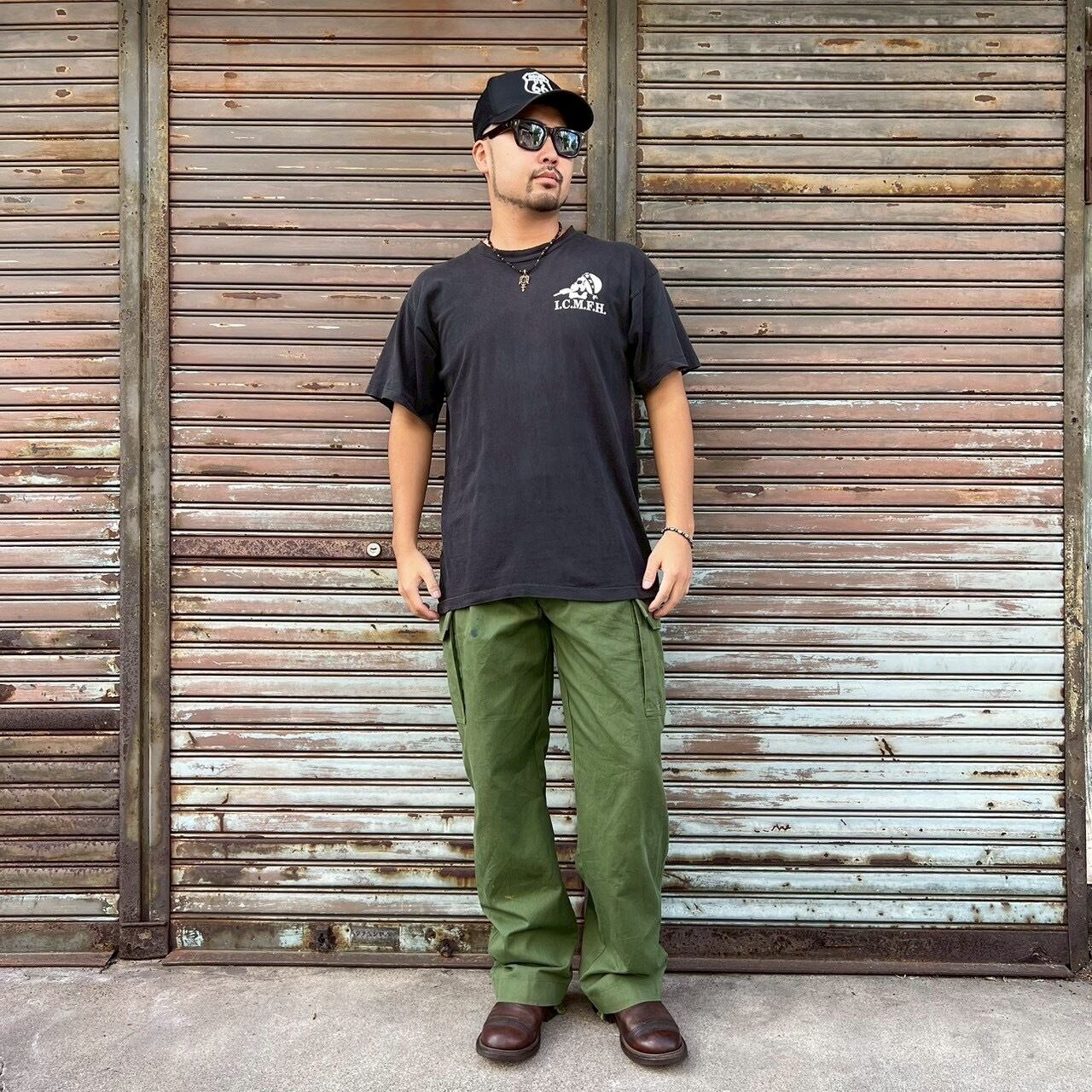 60s スウェーデン軍 実物 M59 カーゴパンツ ミリタリーパンツ 2XL C62