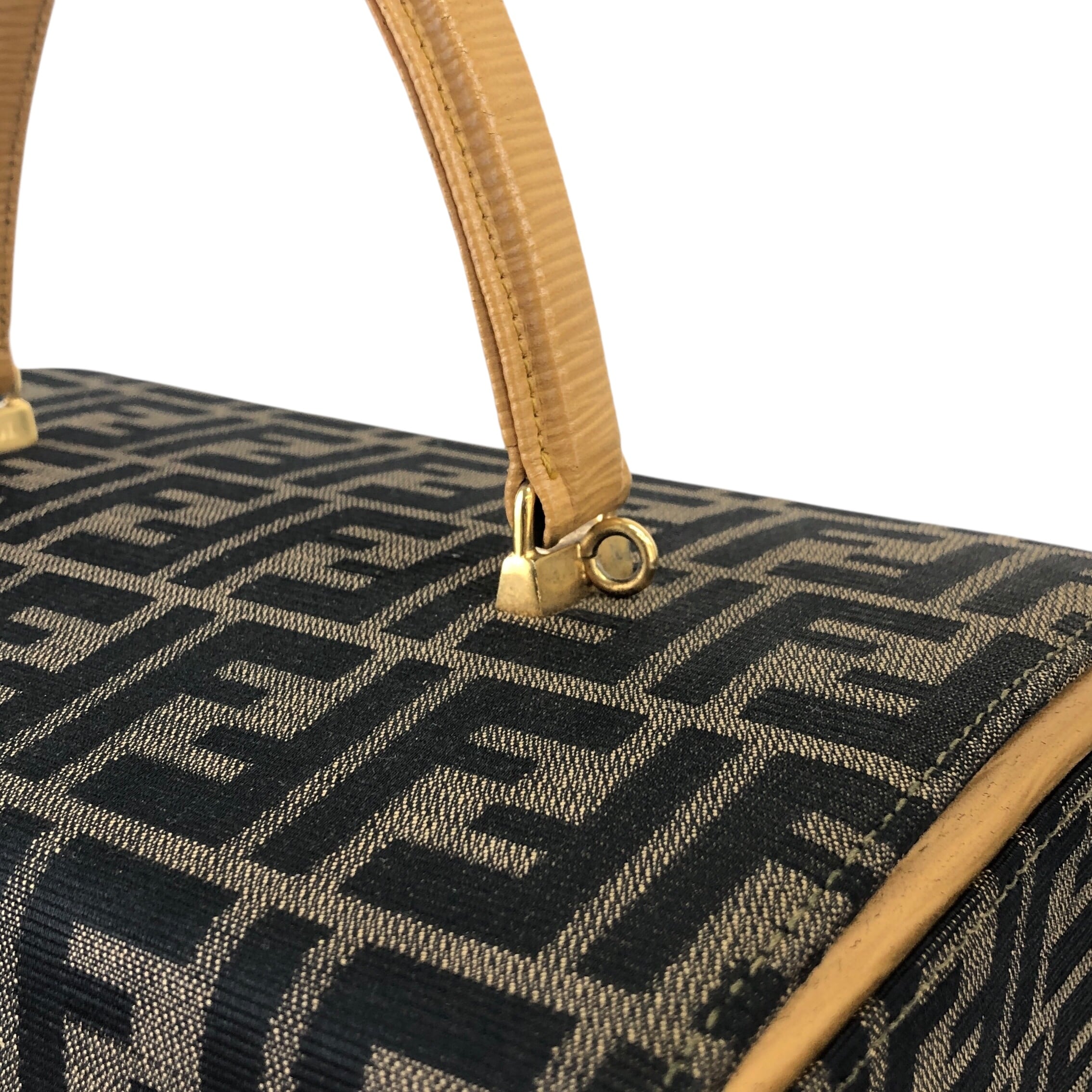 フェンディ FENDI ハンドバッグ ズッカ 2wayバニティ ブラウン