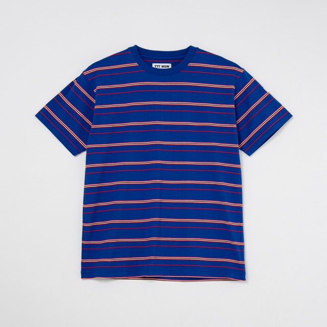 Border tee（BLUE）