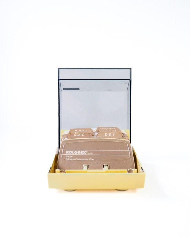ROLODEX Address list box, made in USA