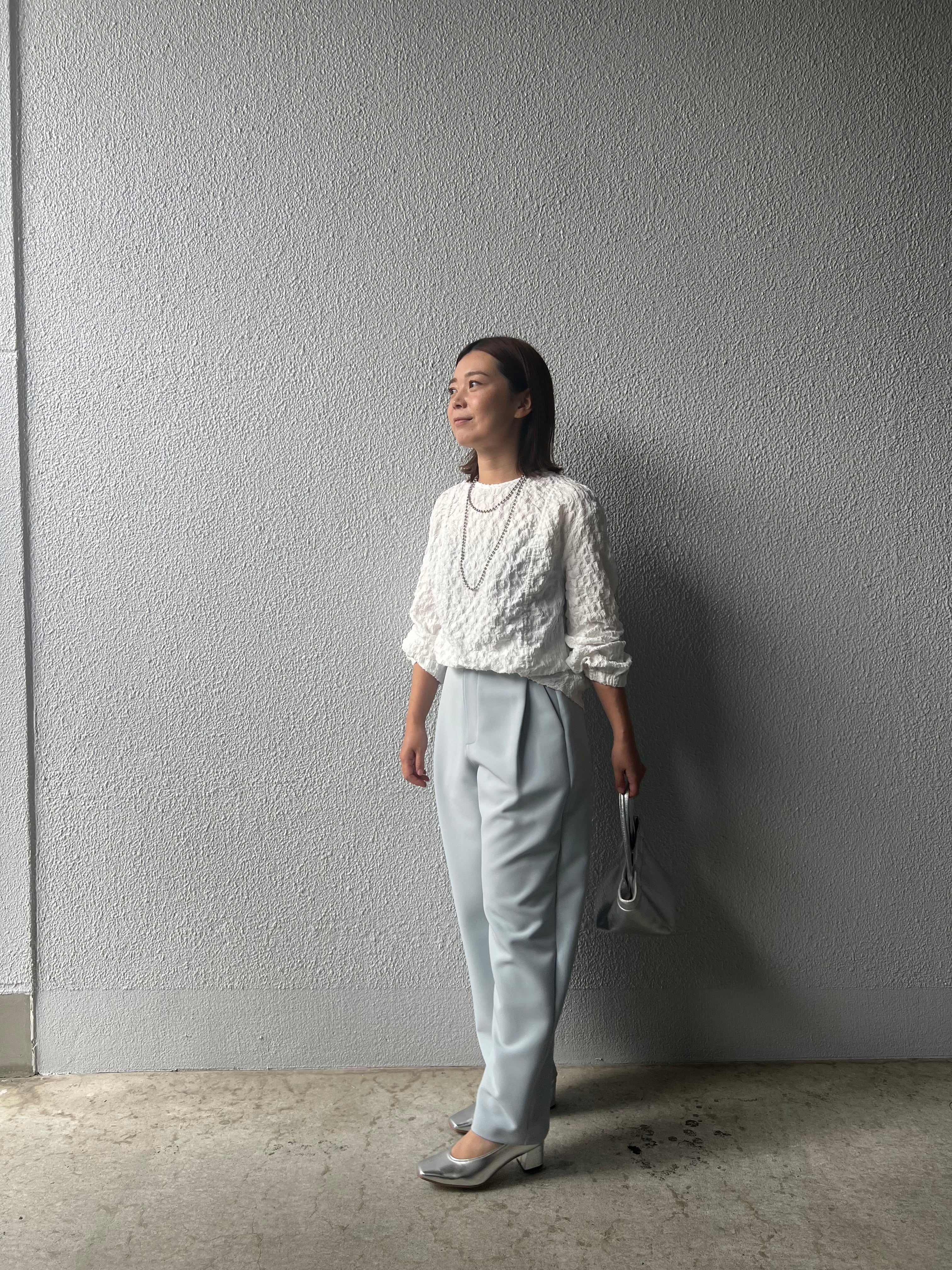 【PASSIONE】タック入りカーブパンツ 516601