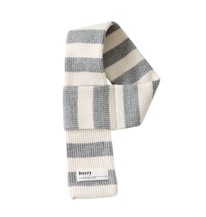 即納【Dverry】Stripe Muffler《Gray》