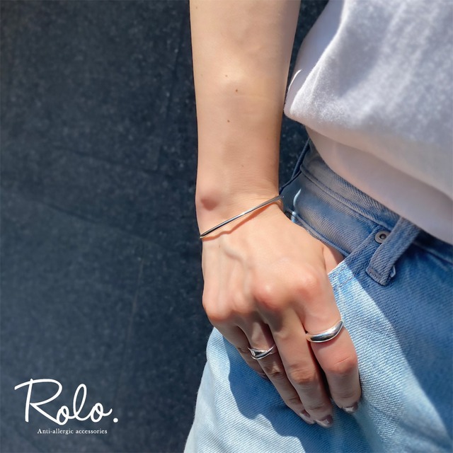 ラウンドバングル シルバー925