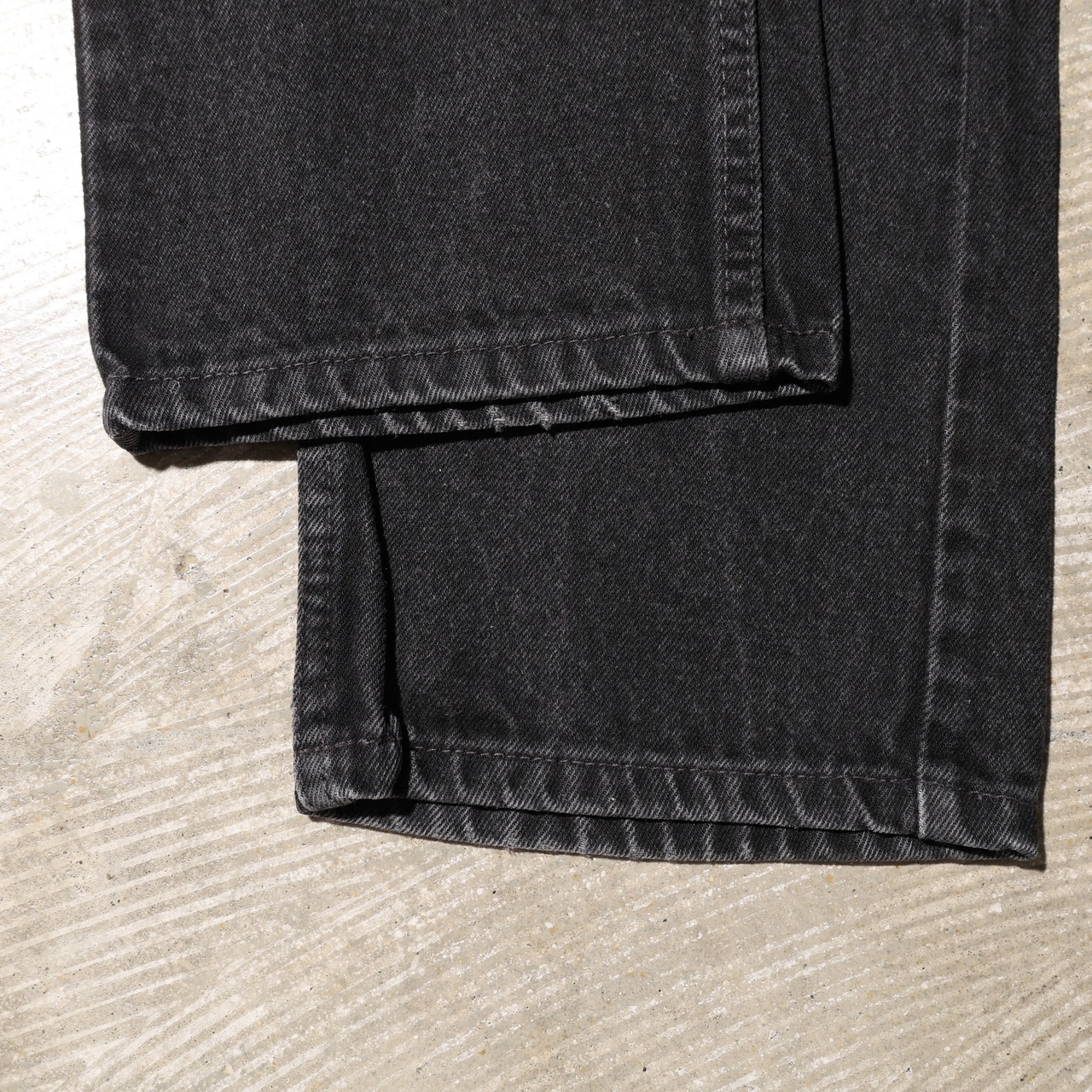 美品 34×30 Levi’s 505-4159 USA 96年 オレンジタブ サルファーブラックデニムパンツ リーバイス
