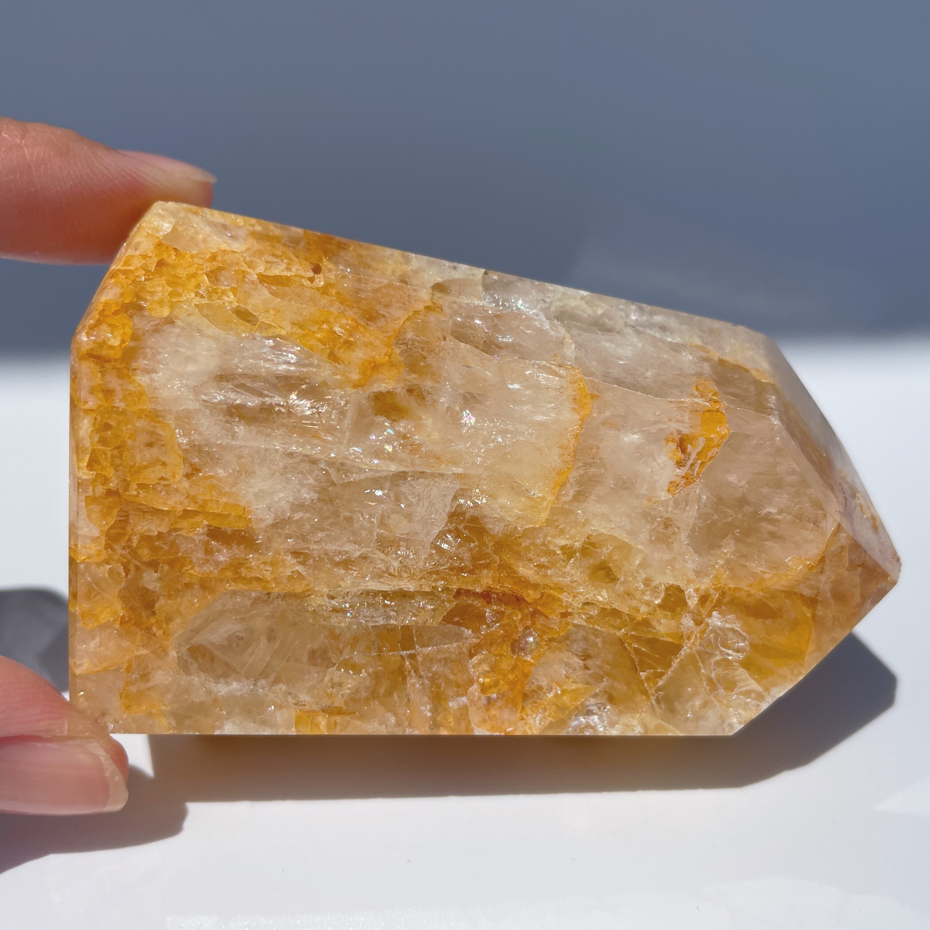 ゴールデンヒーラー　プレート　大 ゴールデンヒーラー タワー型44◇ Golden Healer ◇天然石・鉱物