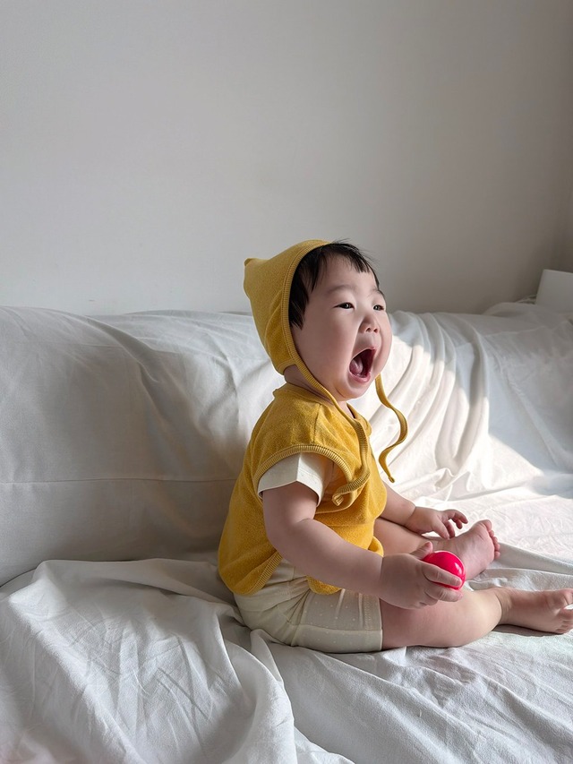 【取寄】here i am｜all-round big bib｜オールラウンドビッグスタイ｜ONESIZE｜baby｜26 summer