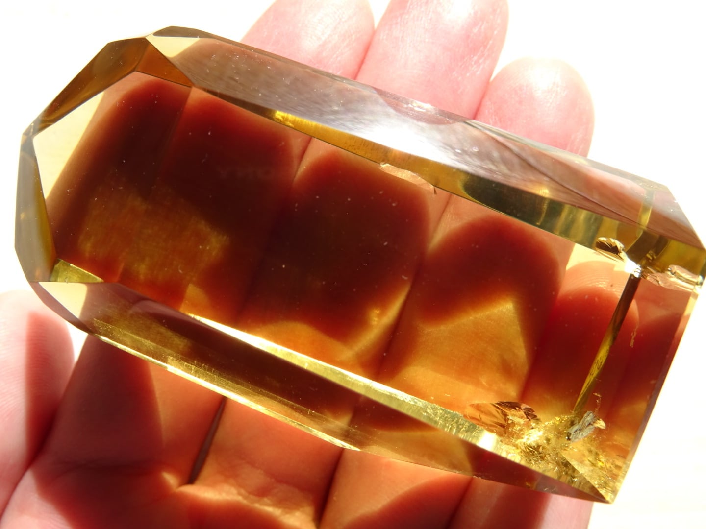 天然シトリン・ポリッシュ(Super Quality、シャーマンダウマスタークリスタル) ~Golden Hope~