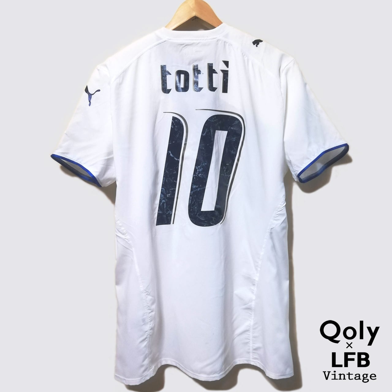 イタリア代表 2006 Puma 選手用 アウェイ半袖 ユニフォーム #10 TOTTI