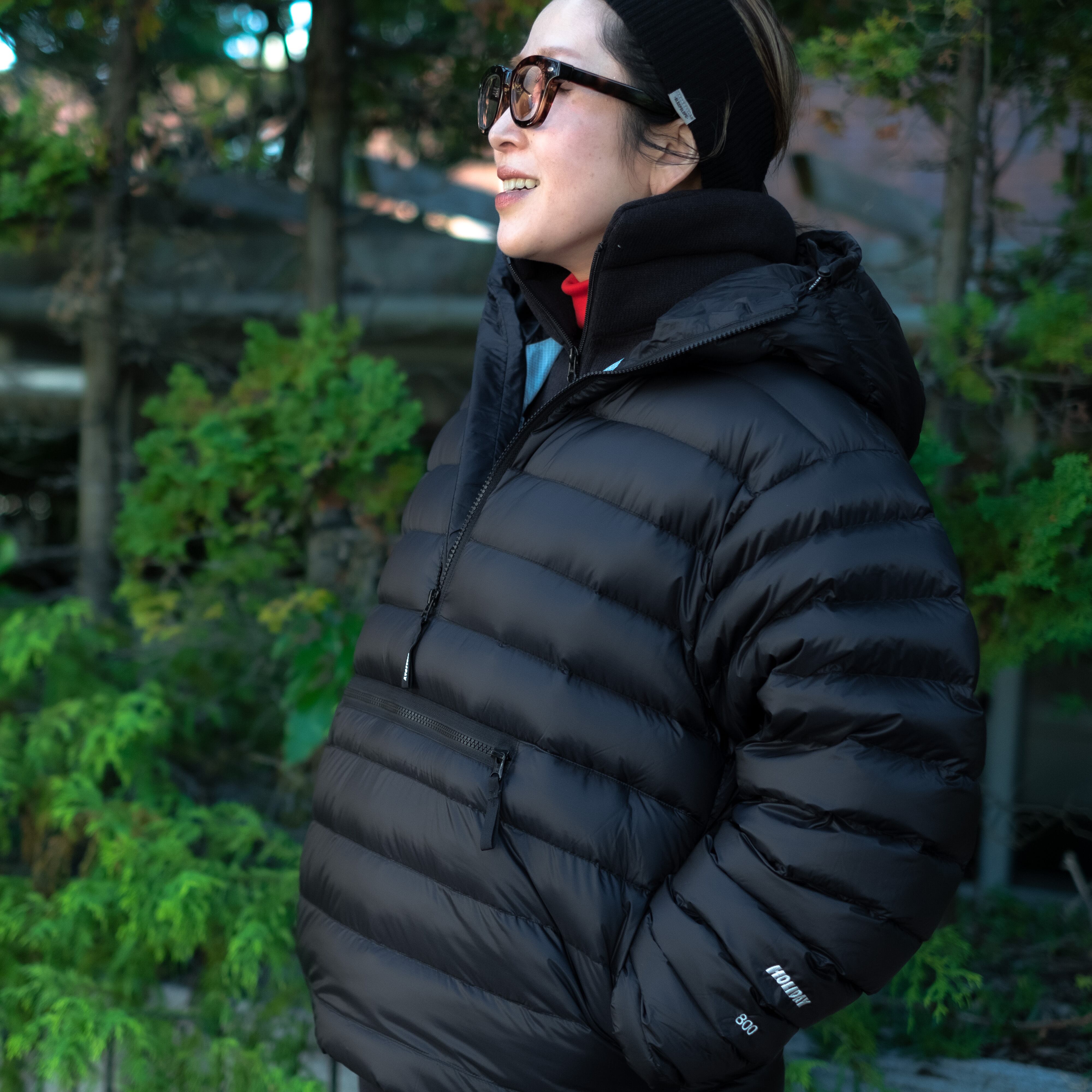 HOLIDAY PACKABLE DOWN ANORAK 完売品 送料無料] 【HOLIDAY】 packable down anorak (black) | olaf