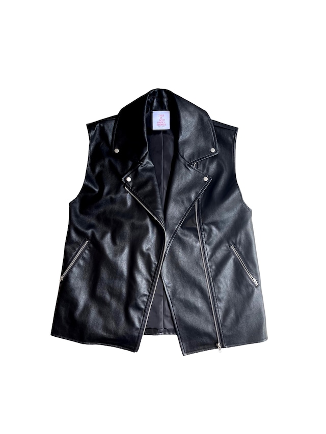 THIS IS MY HAPPY THINGS(ECOLEATHER RIDERS VEST)