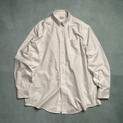 90s~   L.L.Bean　無地　ボタンダウン　長袖シャツ　オックスフォードシャツ　白 古着
