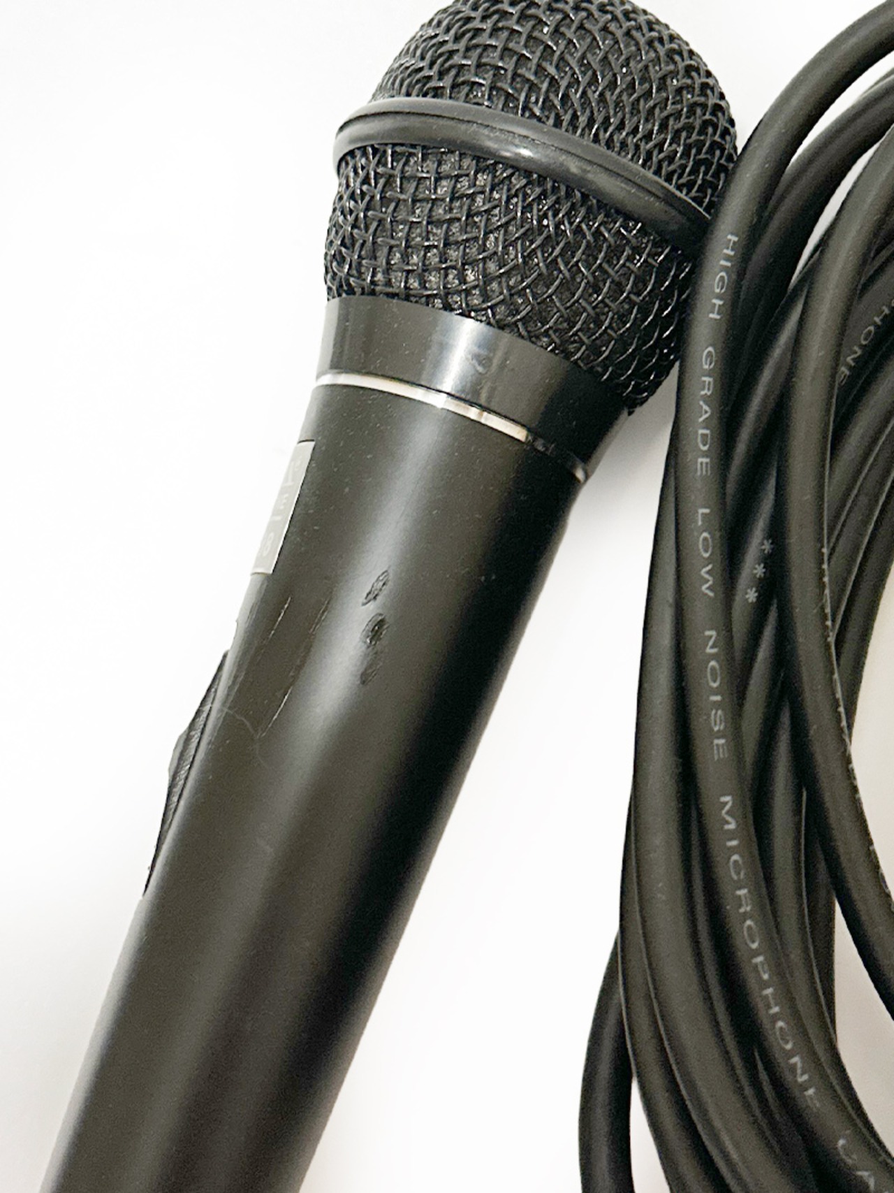 サウンドレプリカ ステージマイク 4mコード付き マイクレプリカ 観賞/小道具用 COCP-MU01/BK