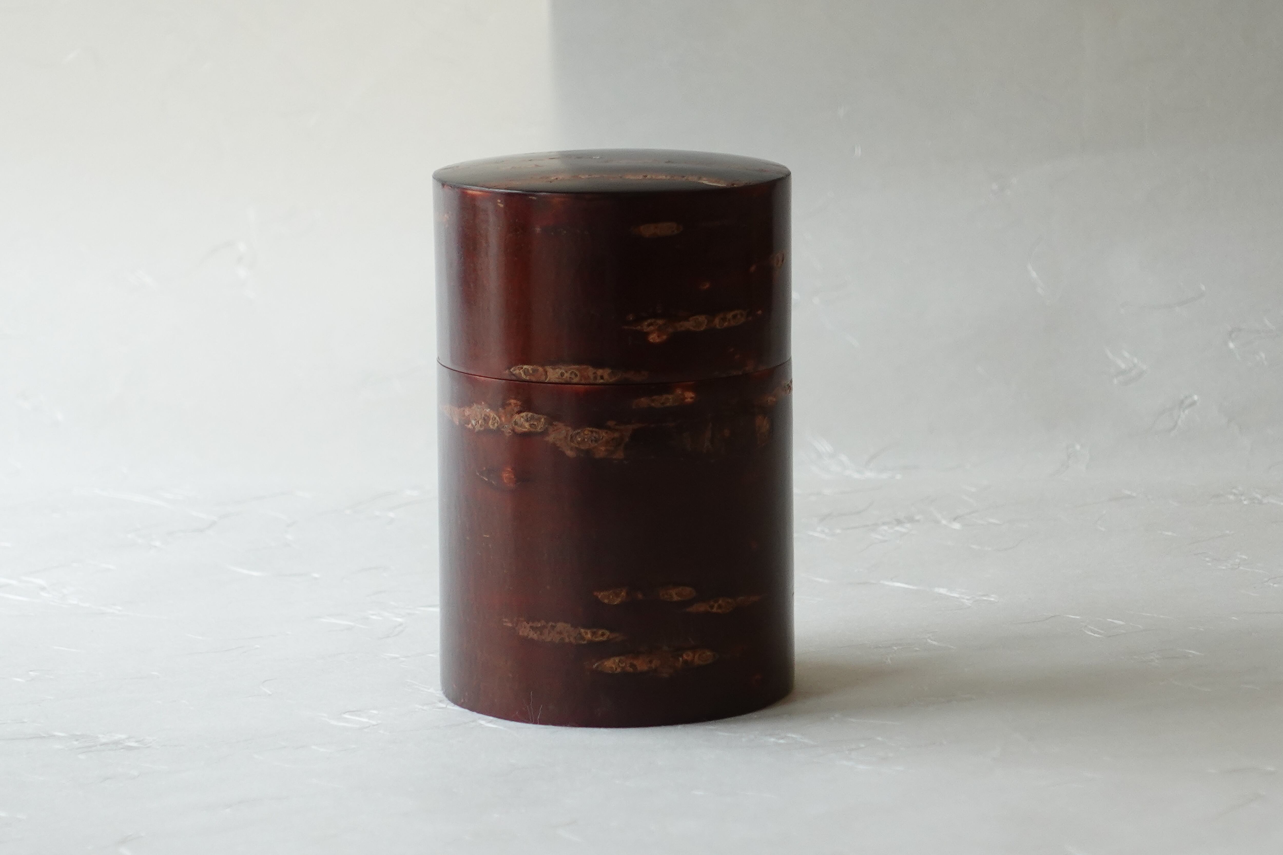 小林流木工房　小林太平作　流木竹製　漆塗　椀　茶器　銘竹心　共箱　V　R5174 小林漆陶