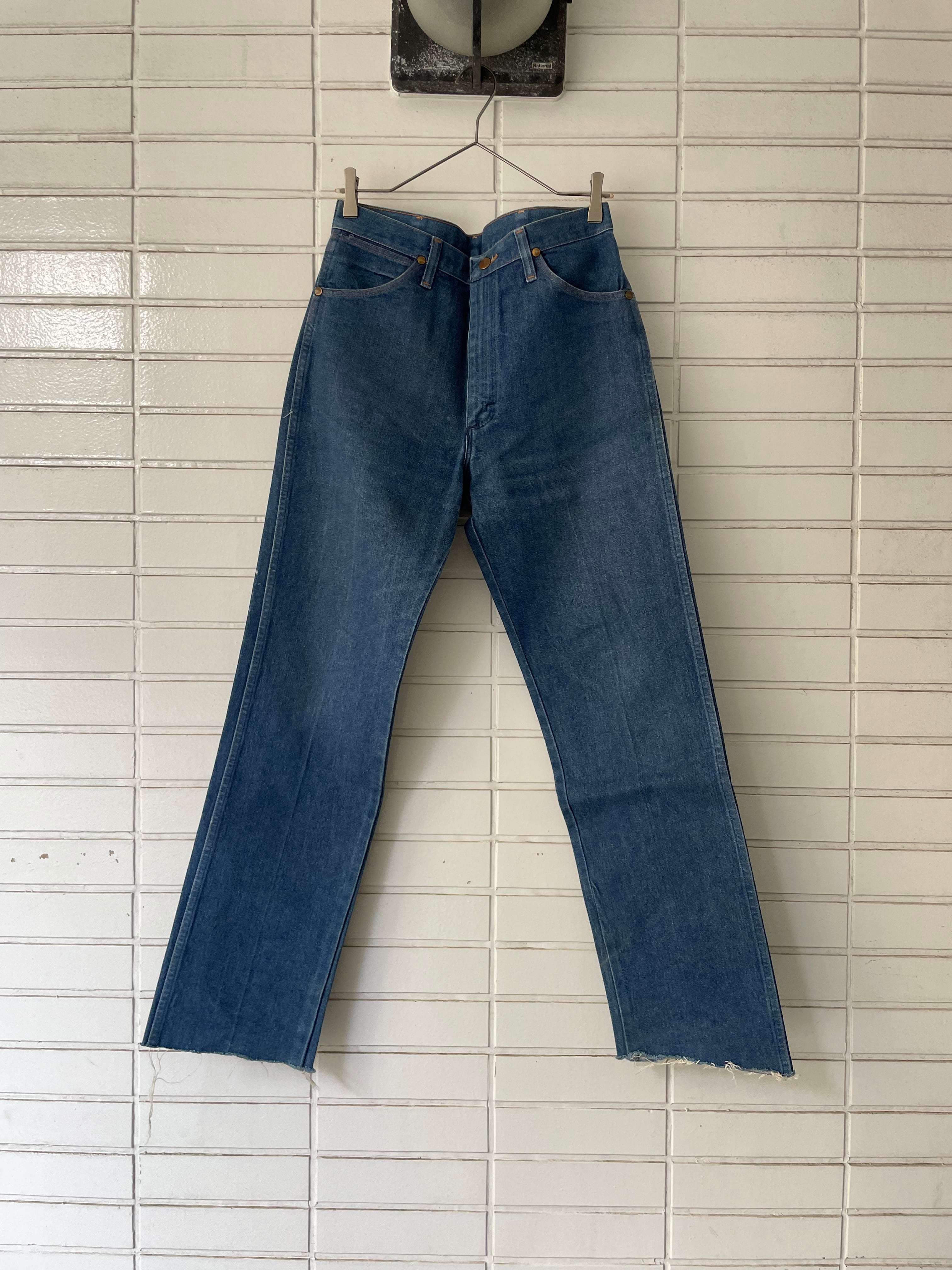 （PT074）80's Wrangler 13 MWZ made in USA cut off