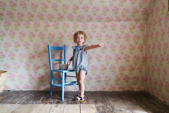 《即納》Little Cotton Clothes / Clara Romper - Tenby Floral