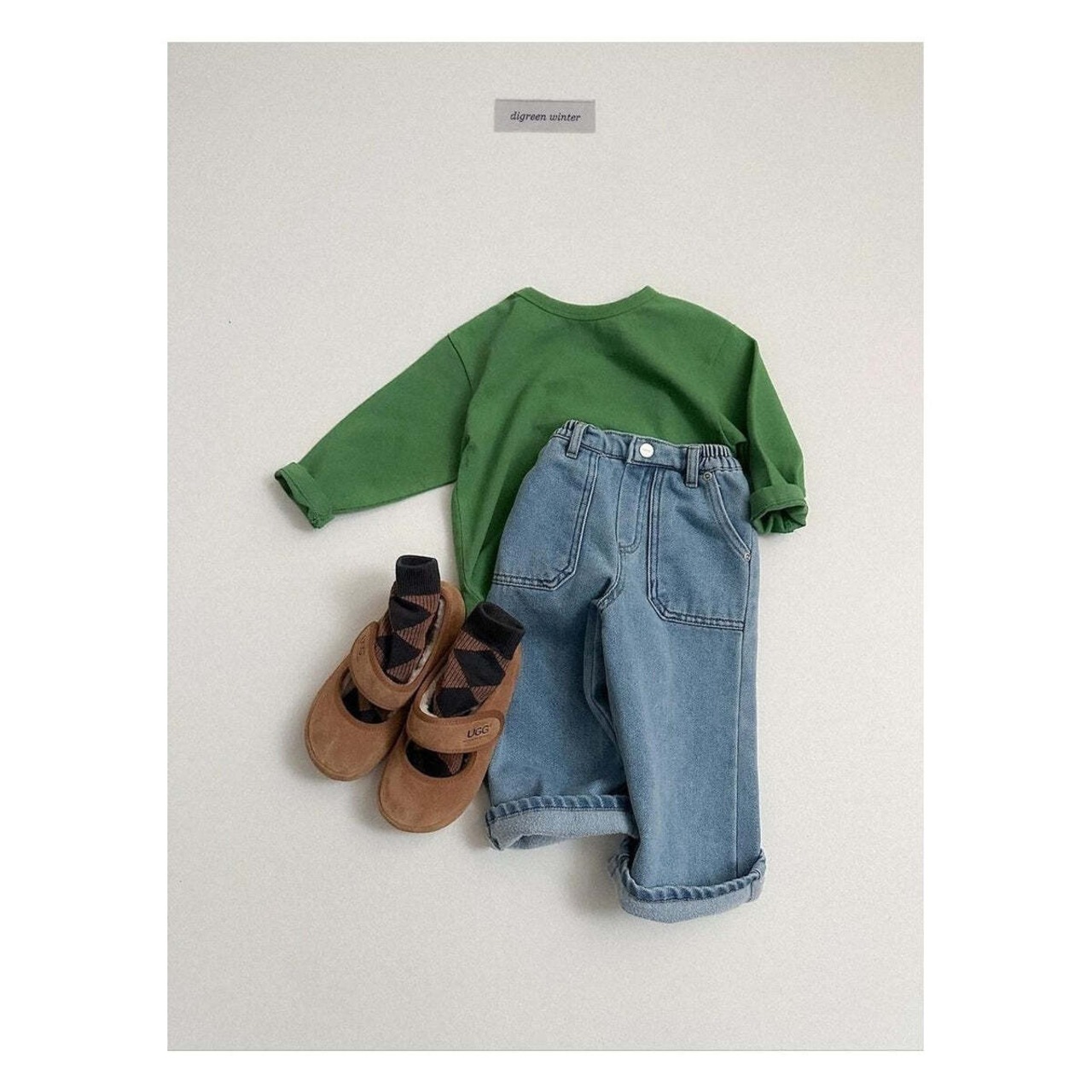 【取寄】digreen チュロスティー｜冬服｜韓国子供服