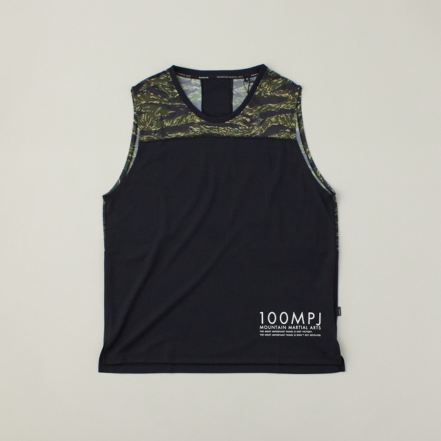 MMA（マウンテンマーシャルアーツ） MMA 100MPJ Racing Sleeve-less Trail - Black メンズ レディース ノースリーブ