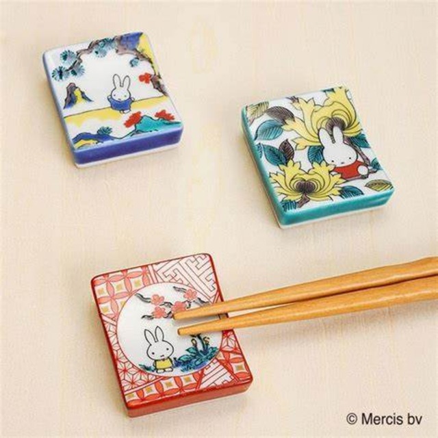 【再入荷♪】ミッフィー九谷焼　箸置き.