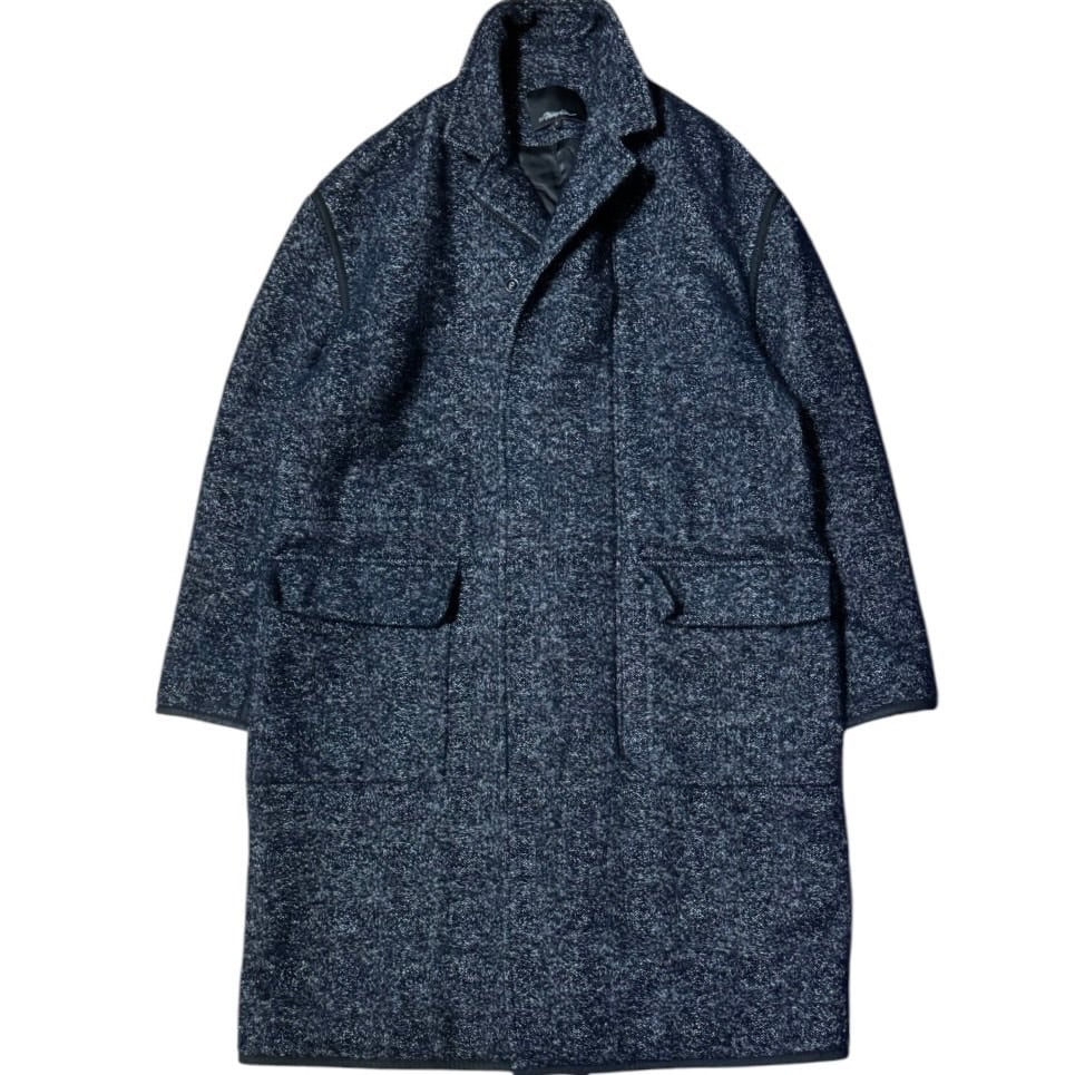 濃紺 orslow Loose Fit Denim Coat 襟コーデュロイ デニム ロング