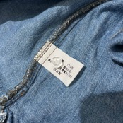 BLUE BLUE ブルーブルー ハリウッドランチマーケット 長袖 ウエスタン シャツ ワンピース 1/レディース/日本製/ハリラン
