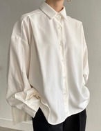 【23ss・再販！】Back-pleats Blouse_3colors