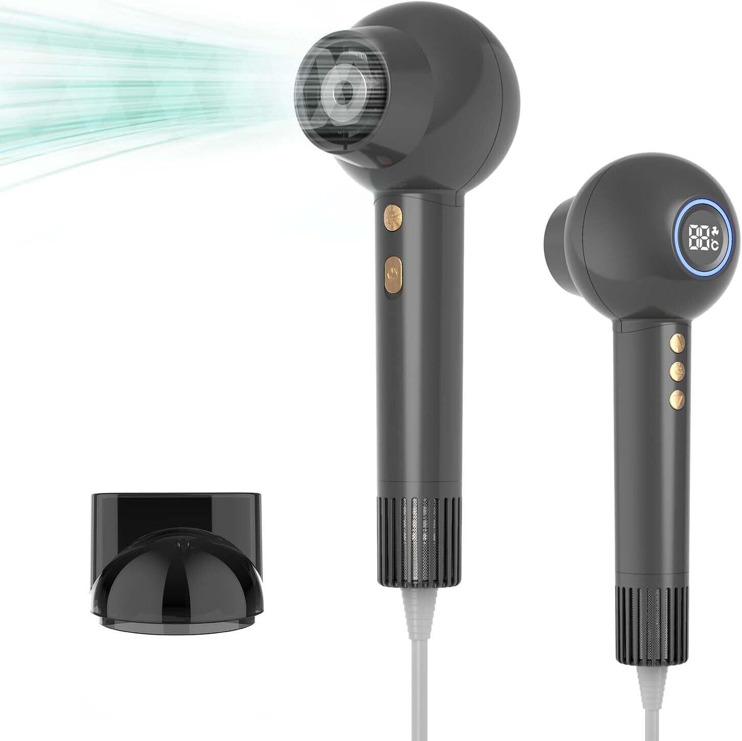 funks リフワ コードレス ドライヤー 充電式 温風 熱風 ワイヤレス