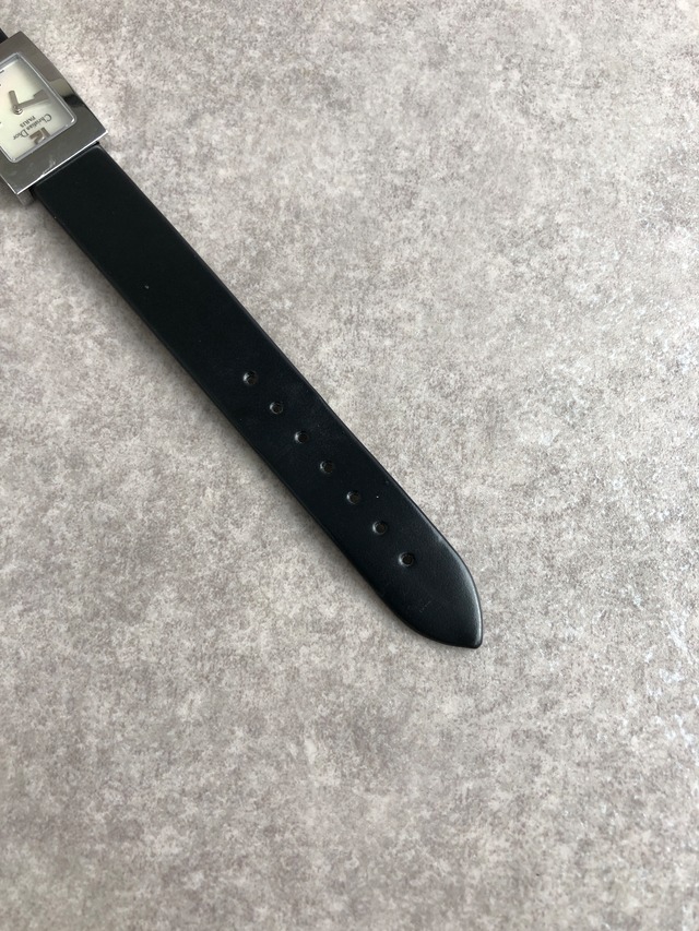 Christian Dior クリスチャン ディオール 腕時計 シルバー 交換ベルト付 ステンレススチール レザー クォーツ D79-109 vintage ヴィンテージ オールド hjjr3z