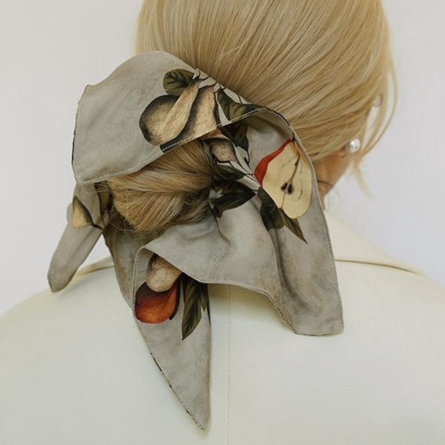 Vintage print scarf chou chou 9 types　V3052