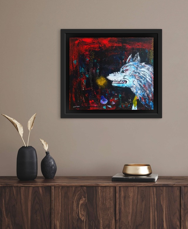 原画F10サイズ「俺が代わりに怒ってやるよ」