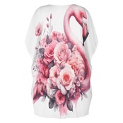 Women's V-Neck Plus Size Loose Dress FL 4833