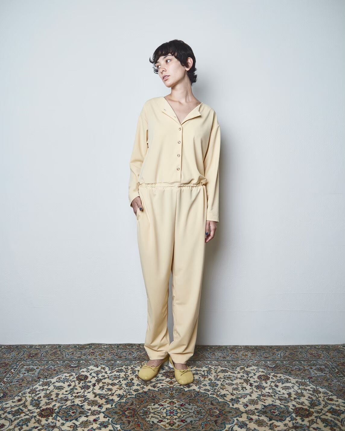 [新品タグあり] papier Jump suit/yellow Jump suit/yellow | papier.official