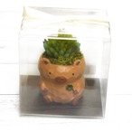 【hana日和】造花寄せ植えアニマル（ぶた）/インテリア