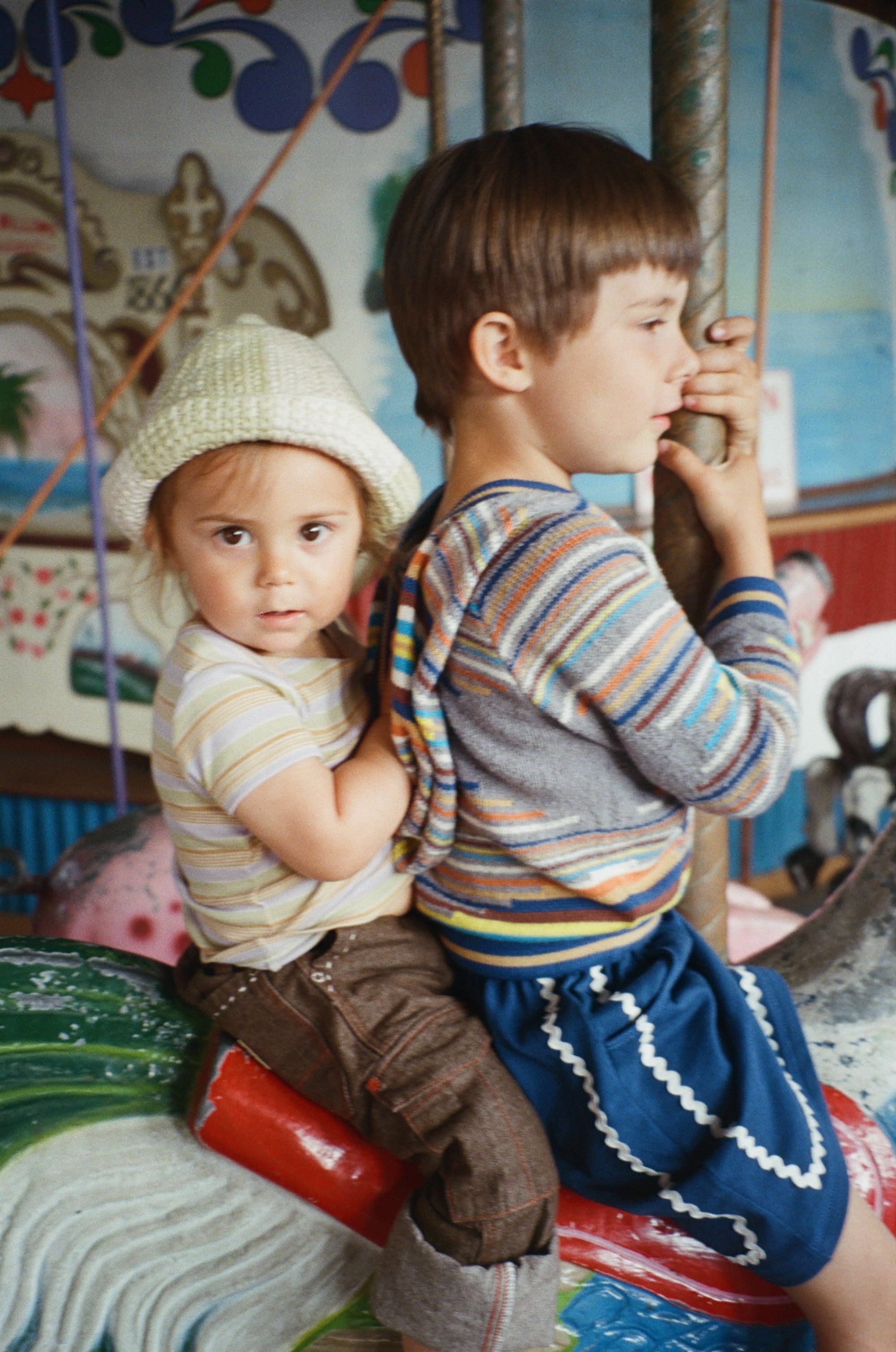 トップス Misha & Puff Baby Lap Tee Misha&Puff 26SS 〉 BABY LAP TEE / MIST AVENUE STRIPE | 世界の子供