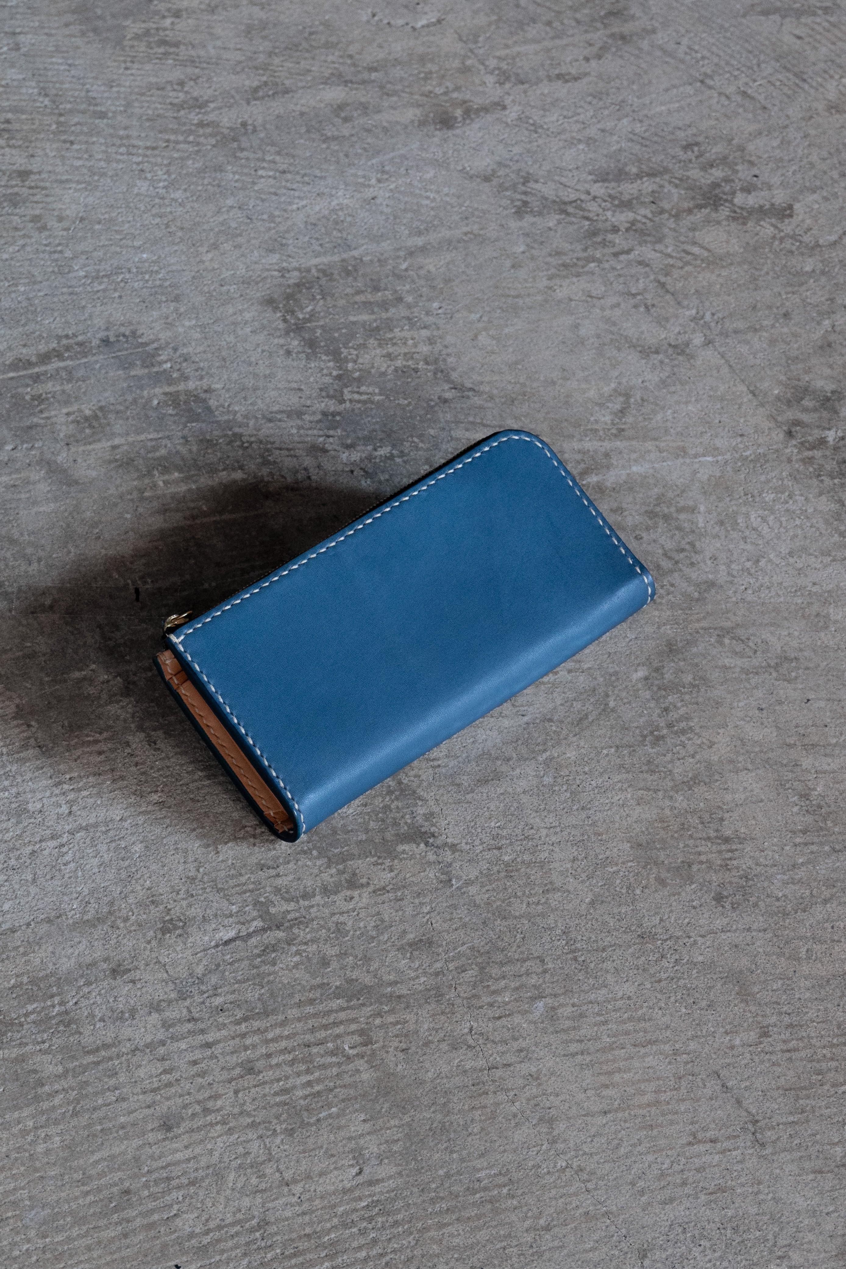 Lzip wallet / Oil【送料無料】 | 高級皮革ならminca｜栃木レザーの