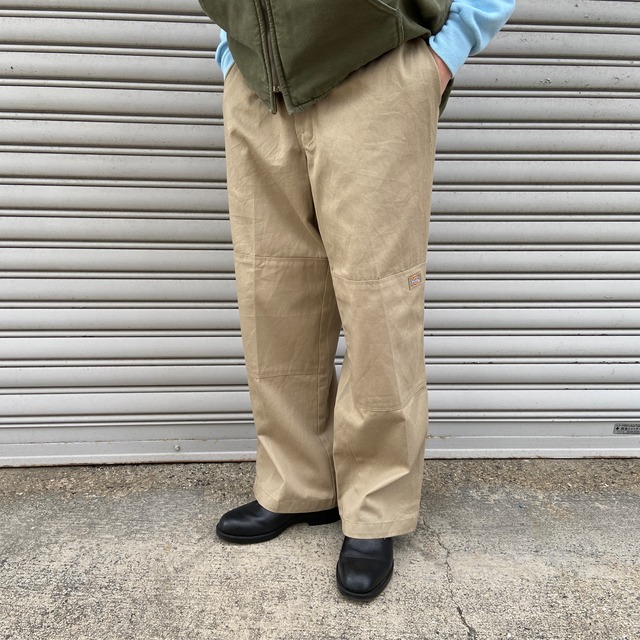 70s ディッキーズ　フレアデニム　タロンジップ　ブリーチ　W32 L31