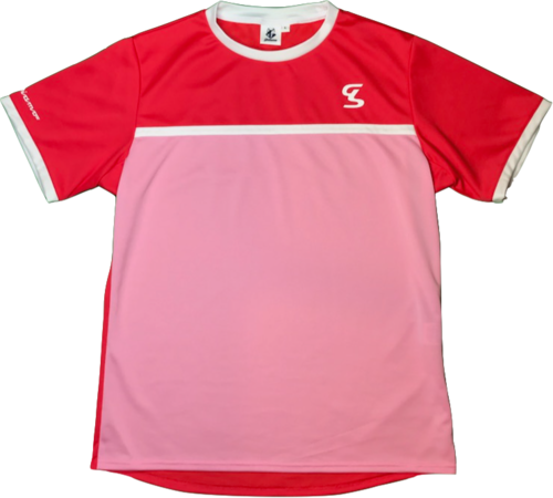 GS Logo Game Shirt  (ALL JAPAN MADE PRODUCTS) / Sakura（Pink Gradation)