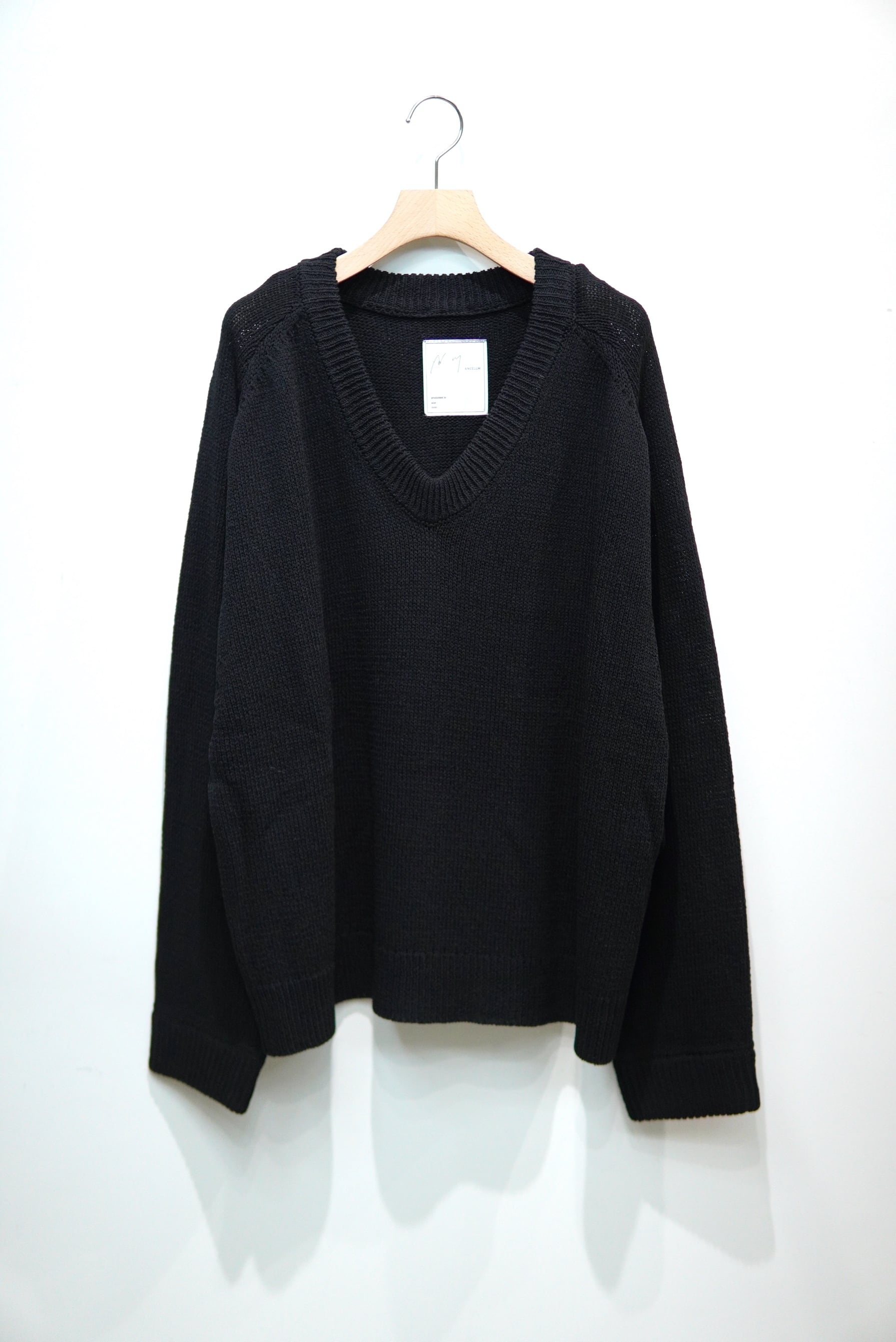 ANCELLM / UV NECK KNIT / ANC-KN34 | POETRY